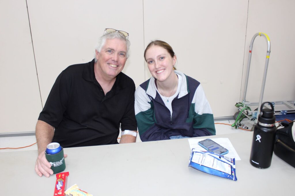 BBD donors enjoying a post-donation snack.