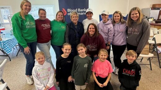 Eighth Annual Amy’s Army Blood Drive Yields 76 Blood Donations for Blood Bank of Delmarva